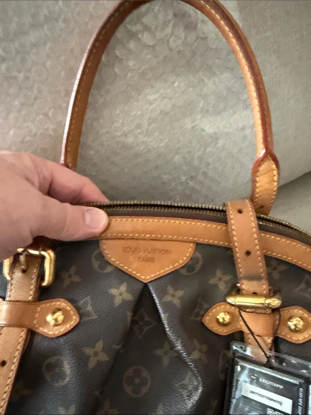 Louis Vuitton Monogram Canvas Brown & Tan Handbag